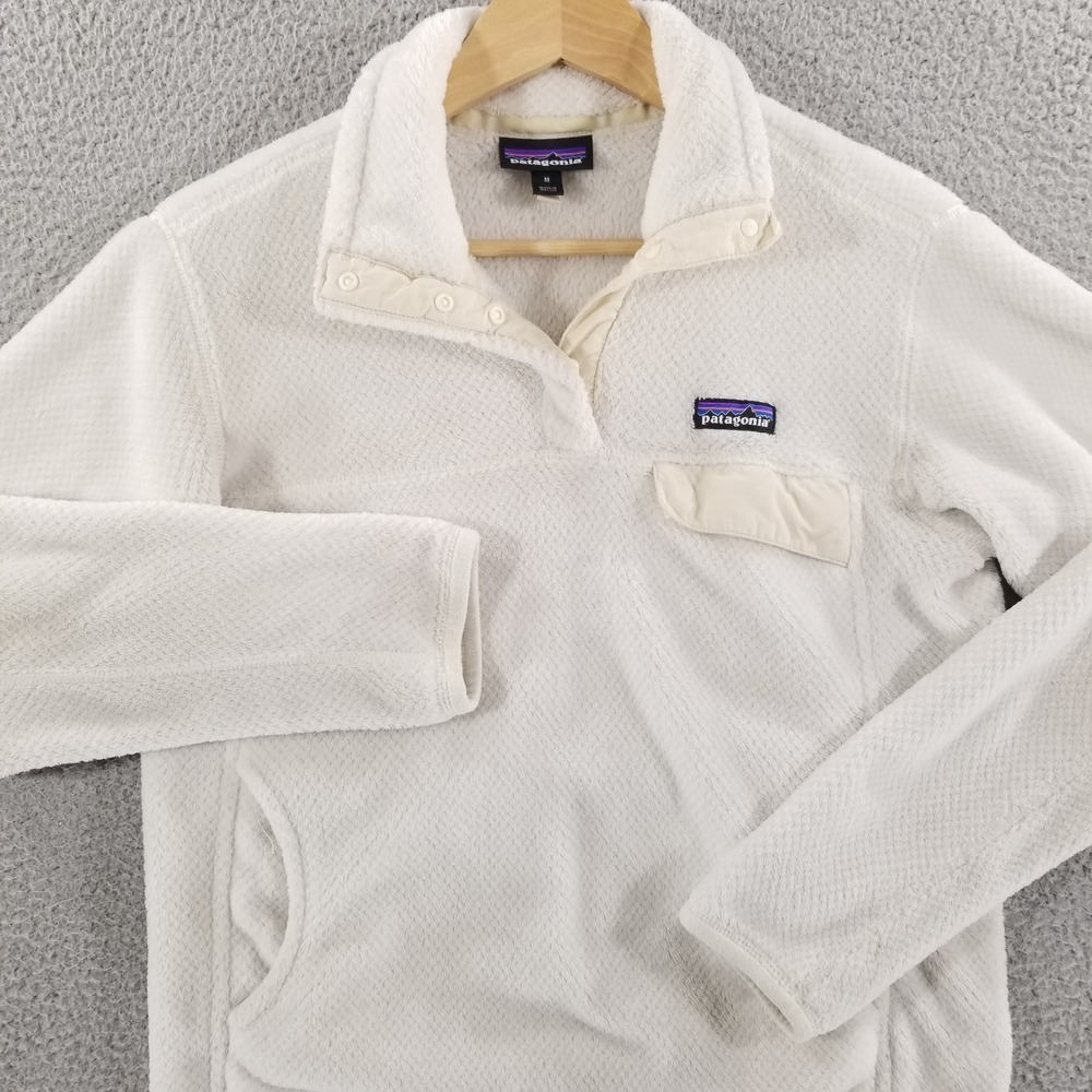 Patagonia Fleece Pullover Women Medium ReTool Snap T Pile Outdoor Sweater Jacket